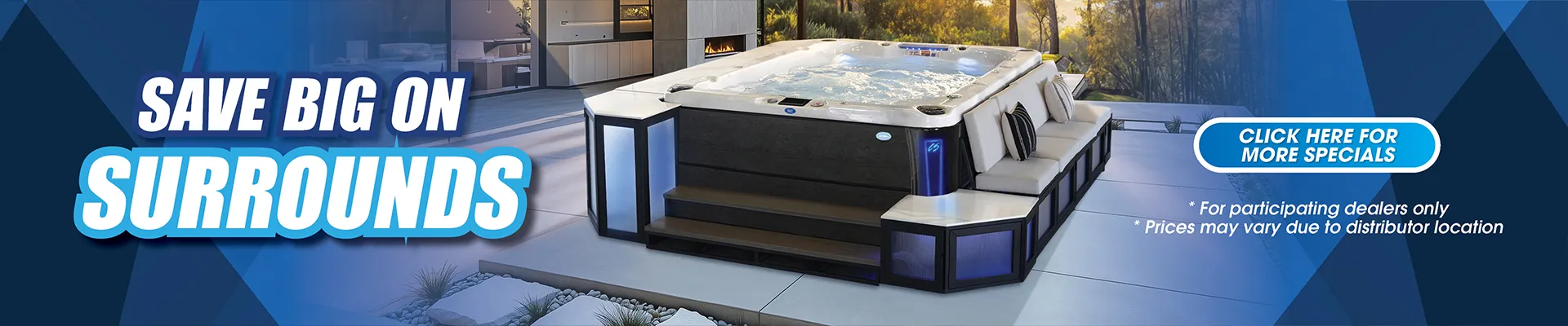 Calspas hot tub being used in a family setting - Yuma